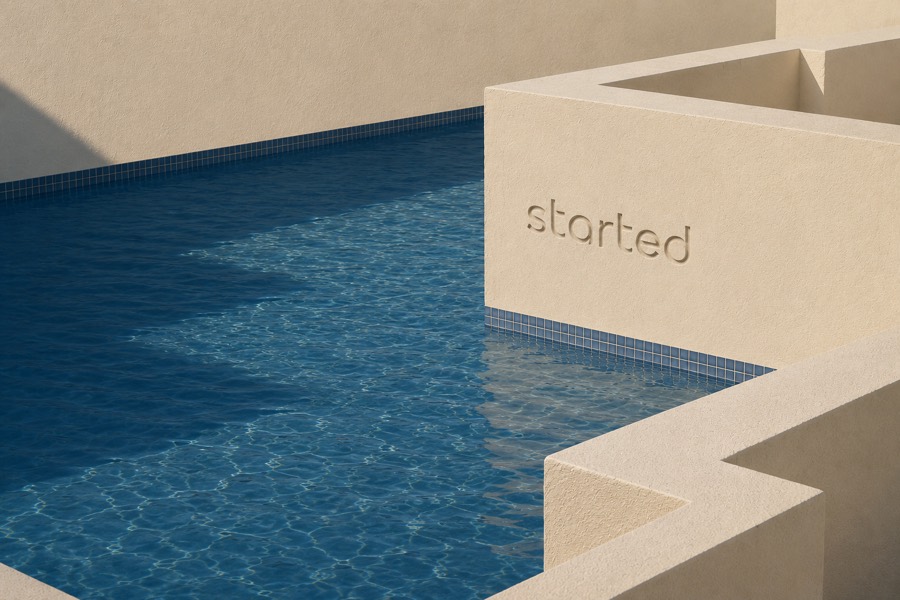 started Collage Testbild
